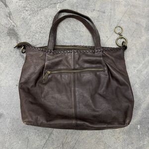 Patricia Nash Genuine, Leather Women's Brown Handbag Brown Leather 15x11”